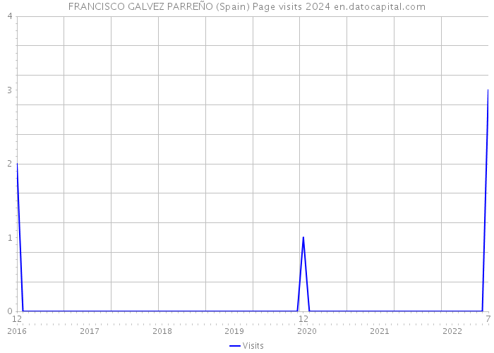 FRANCISCO GALVEZ PARREÑO (Spain) Page visits 2024 