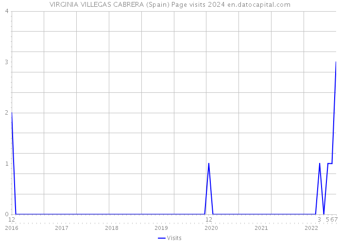 VIRGINIA VILLEGAS CABRERA (Spain) Page visits 2024 