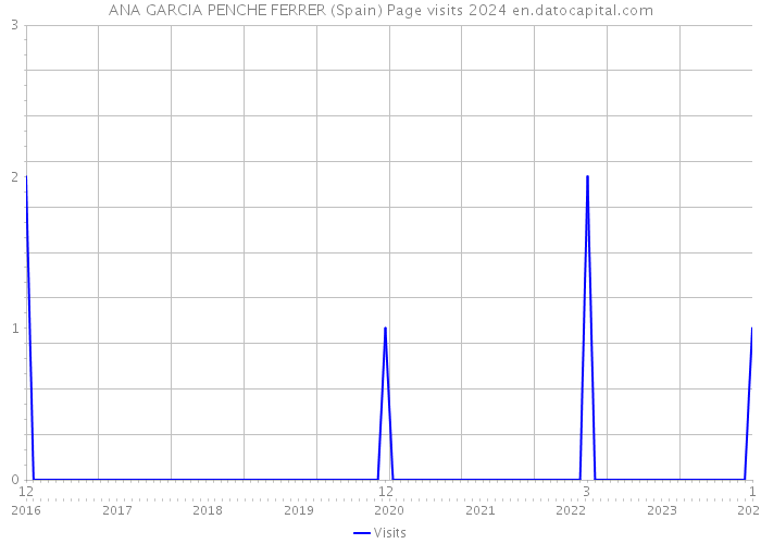 ANA GARCIA PENCHE FERRER (Spain) Page visits 2024 