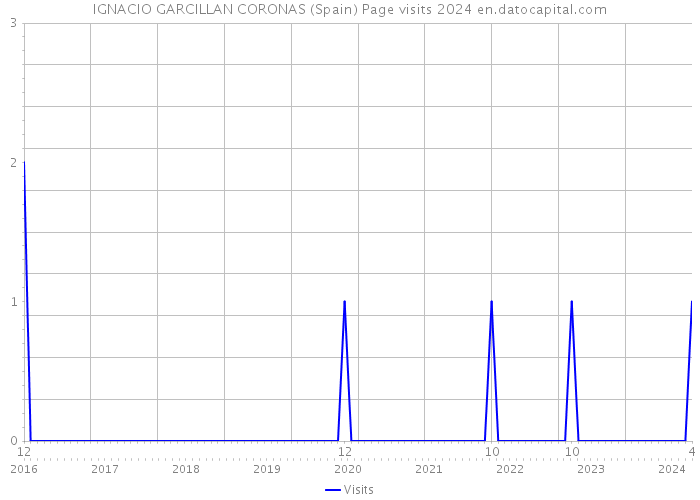 IGNACIO GARCILLAN CORONAS (Spain) Page visits 2024 