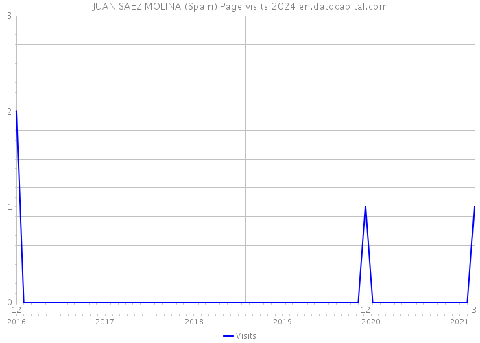 JUAN SAEZ MOLINA (Spain) Page visits 2024 