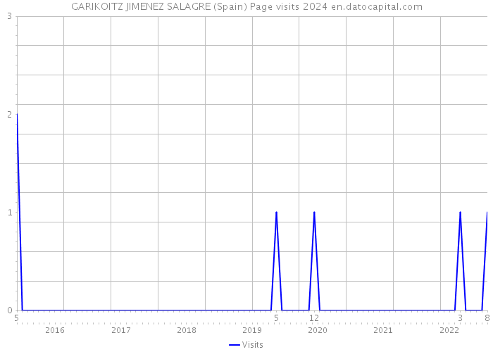 GARIKOITZ JIMENEZ SALAGRE (Spain) Page visits 2024 