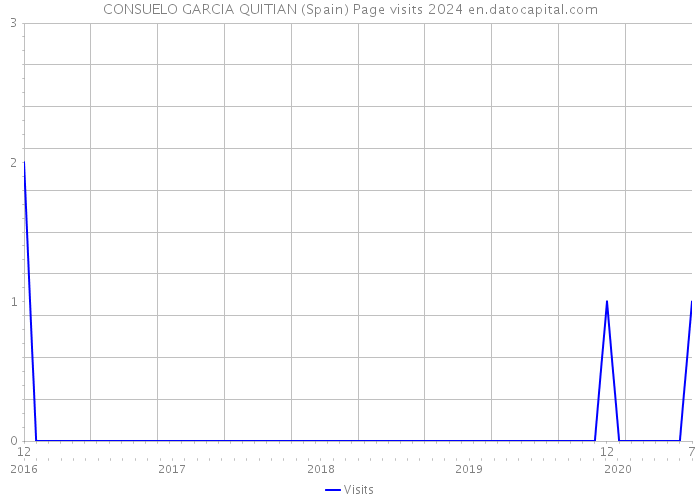 CONSUELO GARCIA QUITIAN (Spain) Page visits 2024 