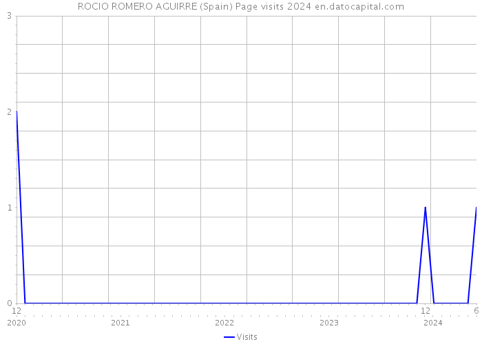 ROCIO ROMERO AGUIRRE (Spain) Page visits 2024 