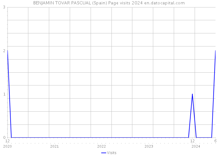 BENJAMIN TOVAR PASCUAL (Spain) Page visits 2024 