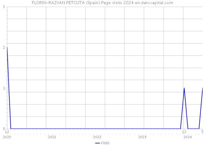FLORIN-RAZVAN PETCUTA (Spain) Page visits 2024 