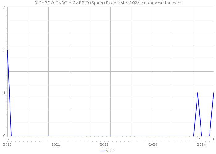 RICARDO GARCIA CARPIO (Spain) Page visits 2024 