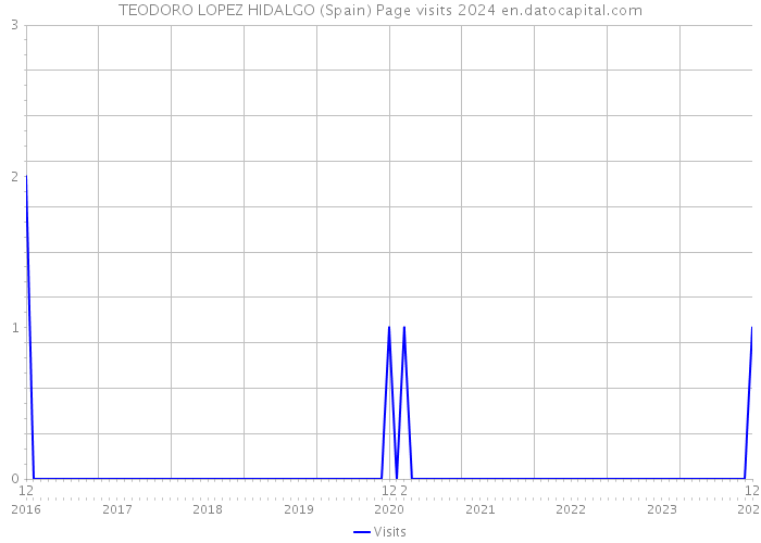 TEODORO LOPEZ HIDALGO (Spain) Page visits 2024 