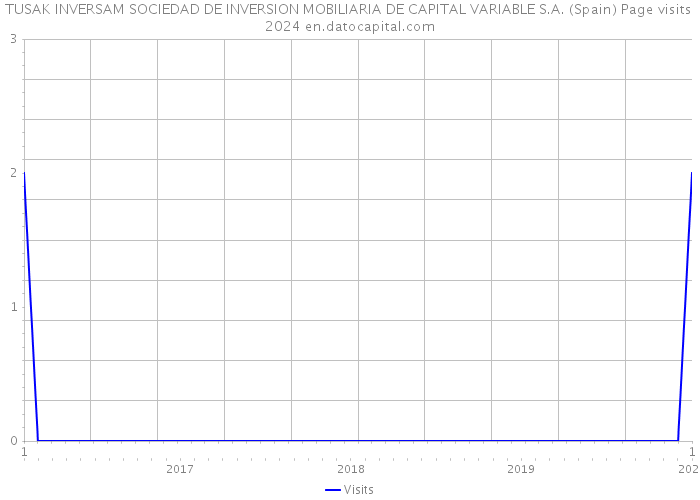TUSAK INVERSAM SOCIEDAD DE INVERSION MOBILIARIA DE CAPITAL VARIABLE S.A. (Spain) Page visits 2024 