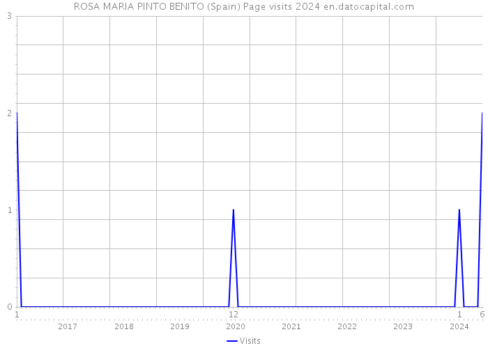 ROSA MARIA PINTO BENITO (Spain) Page visits 2024 