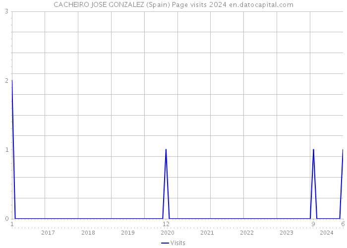 CACHEIRO JOSE GONZALEZ (Spain) Page visits 2024 