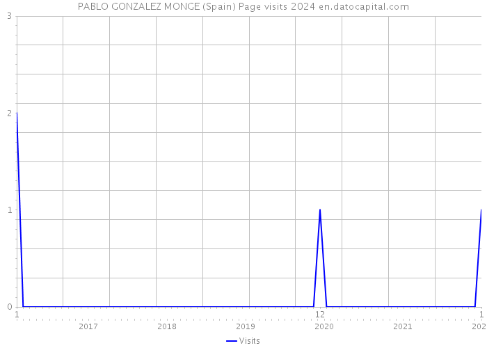 PABLO GONZALEZ MONGE (Spain) Page visits 2024 