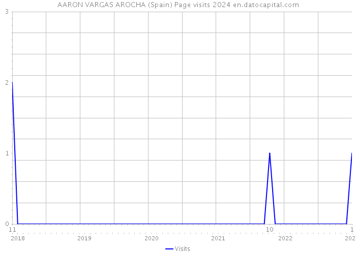 AARON VARGAS AROCHA (Spain) Page visits 2024 