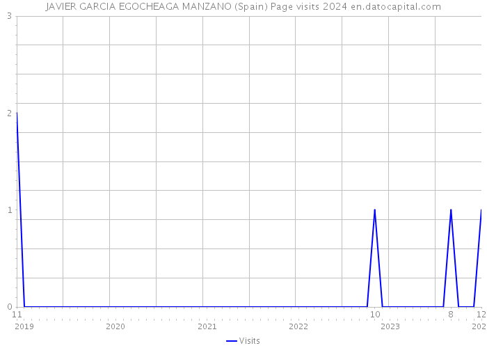 JAVIER GARCIA EGOCHEAGA MANZANO (Spain) Page visits 2024 