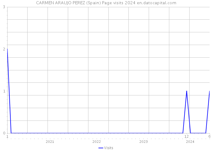 CARMEN ARAUJO PEREZ (Spain) Page visits 2024 