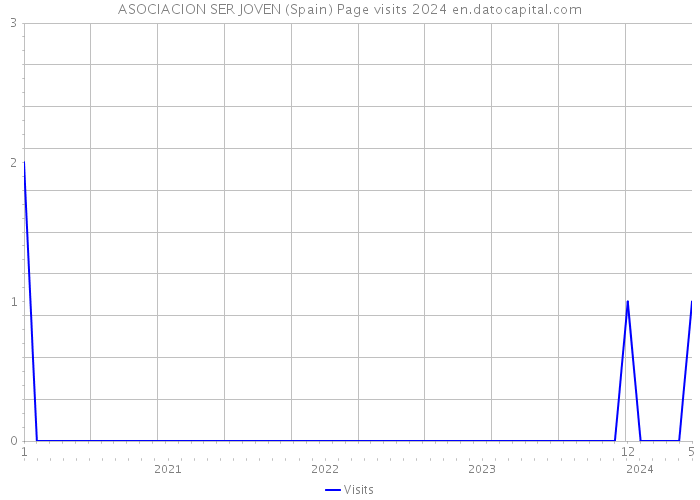 ASOCIACION SER JOVEN (Spain) Page visits 2024 