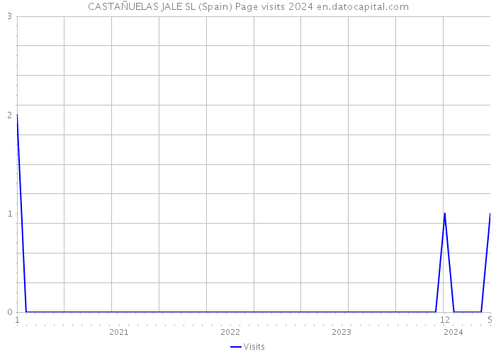CASTAÑUELAS JALE SL (Spain) Page visits 2024 