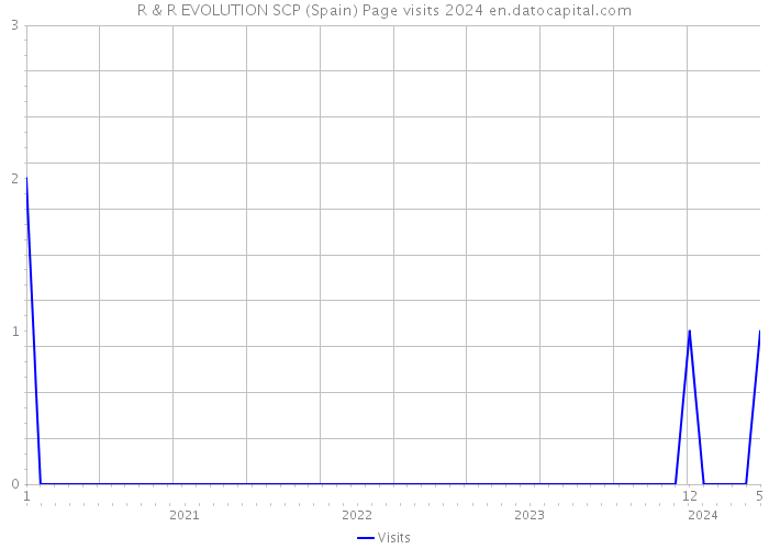 R & R EVOLUTION SCP (Spain) Page visits 2024 