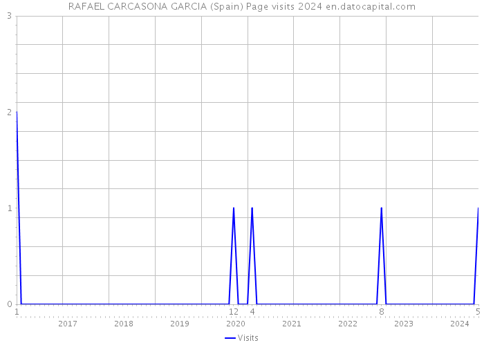 RAFAEL CARCASONA GARCIA (Spain) Page visits 2024 