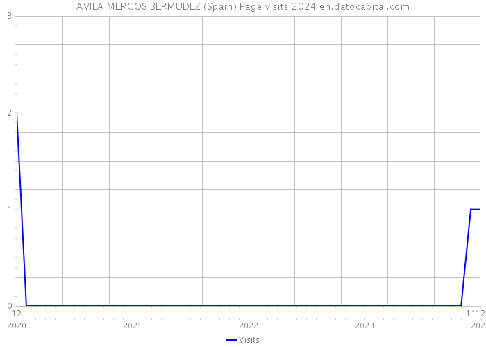 AVILA MERCOS BERMUDEZ (Spain) Page visits 2024 