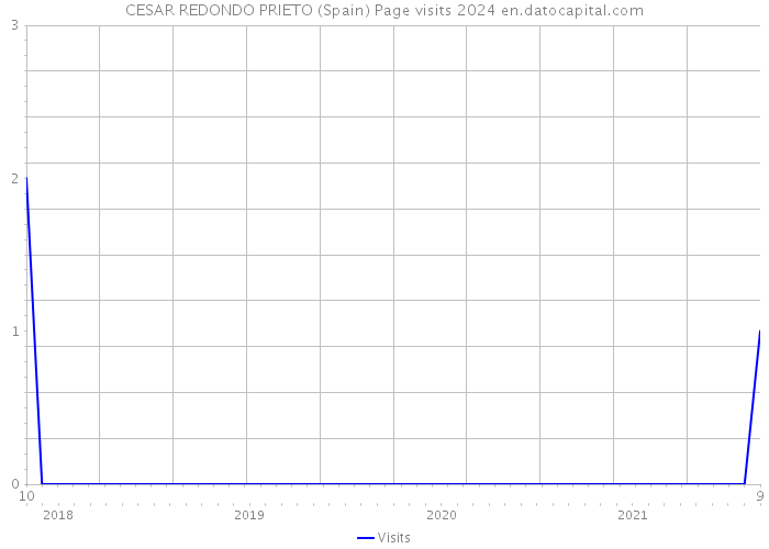 CESAR REDONDO PRIETO (Spain) Page visits 2024 