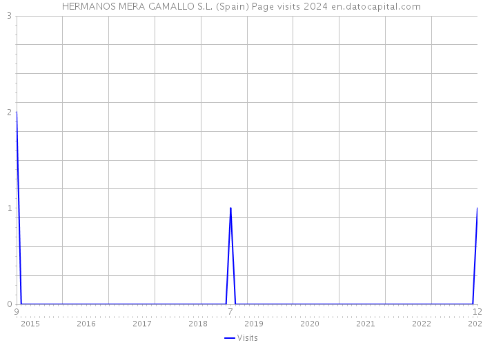HERMANOS MERA GAMALLO S.L. (Spain) Page visits 2024 
