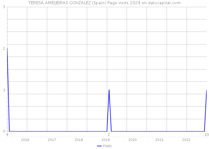 TERESA AMEIJEIRAS GONZALEZ (Spain) Page visits 2024 