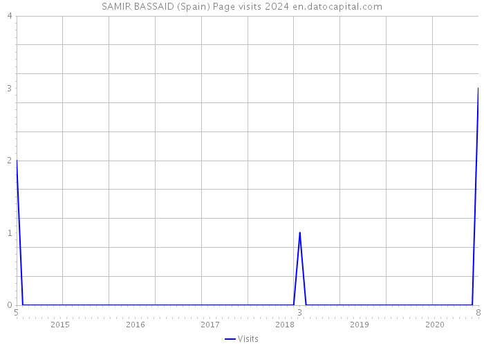 SAMIR BASSAID (Spain) Page visits 2024 