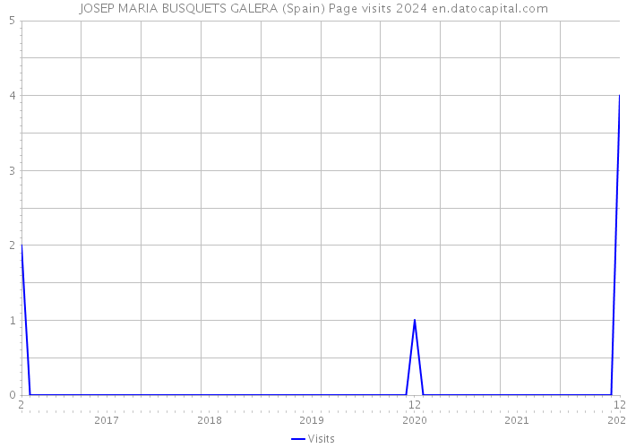 JOSEP MARIA BUSQUETS GALERA (Spain) Page visits 2024 