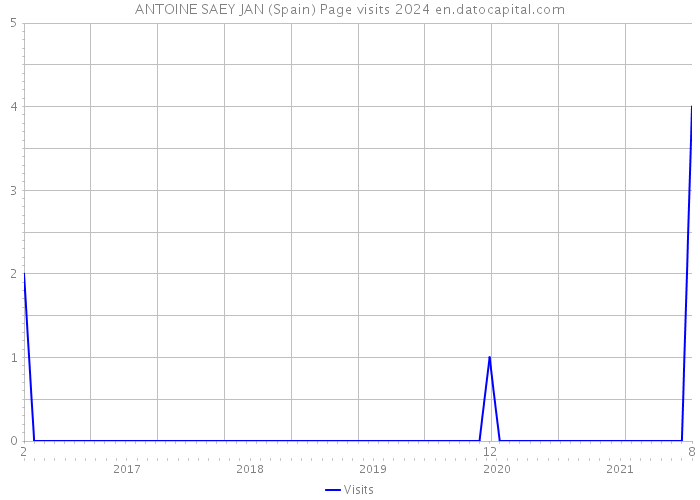 ANTOINE SAEY JAN (Spain) Page visits 2024 