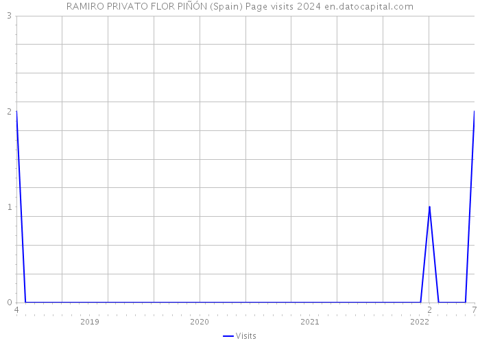 RAMIRO PRIVATO FLOR PIÑÓN (Spain) Page visits 2024 