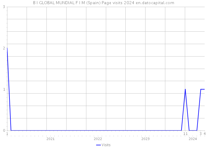 B I GLOBAL MUNDIAL F I M (Spain) Page visits 2024 