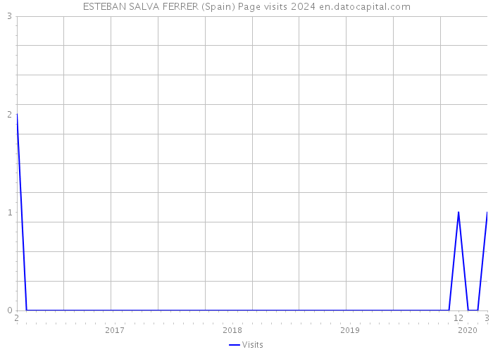 ESTEBAN SALVA FERRER (Spain) Page visits 2024 