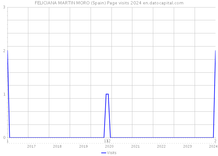 FELICIANA MARTIN MORO (Spain) Page visits 2024 