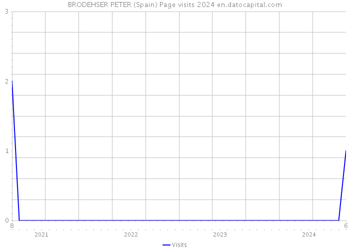 BRODEHSER PETER (Spain) Page visits 2024 