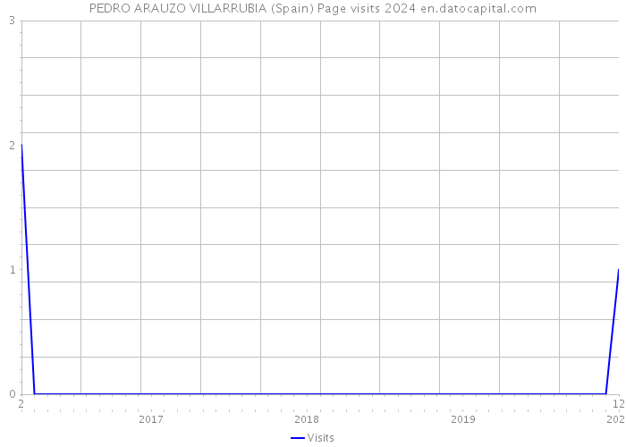 PEDRO ARAUZO VILLARRUBIA (Spain) Page visits 2024 