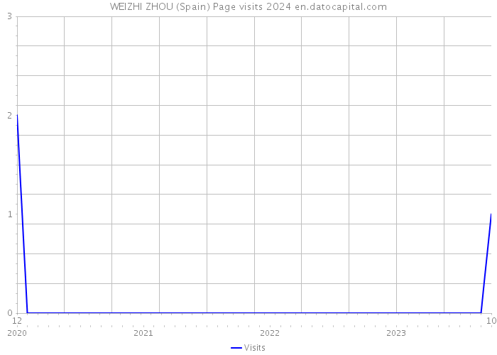 WEIZHI ZHOU (Spain) Page visits 2024 