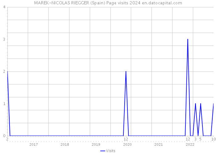 MAREK-NICOLAS RIEGGER (Spain) Page visits 2024 