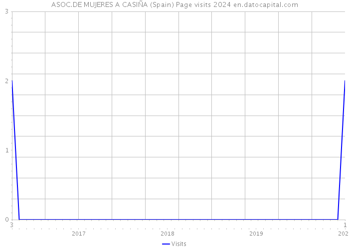 ASOC.DE MUJERES A CASIÑA (Spain) Page visits 2024 