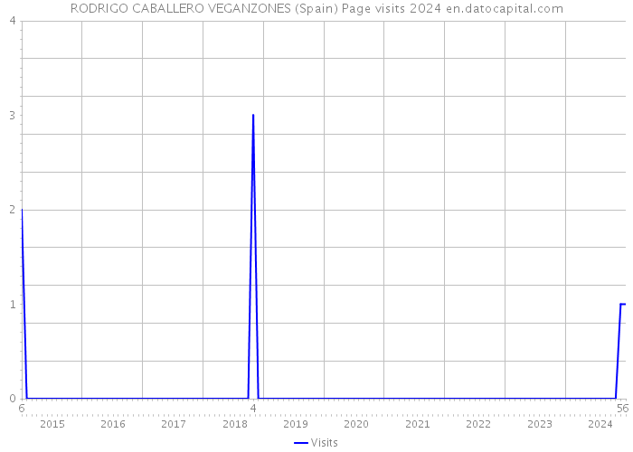 RODRIGO CABALLERO VEGANZONES (Spain) Page visits 2024 