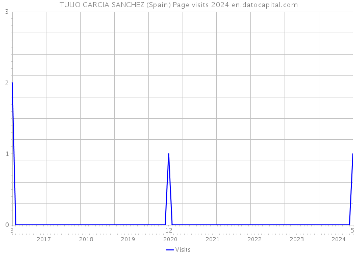 TULIO GARCIA SANCHEZ (Spain) Page visits 2024 