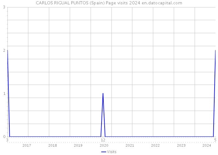 CARLOS RIGUAL PUNTOS (Spain) Page visits 2024 