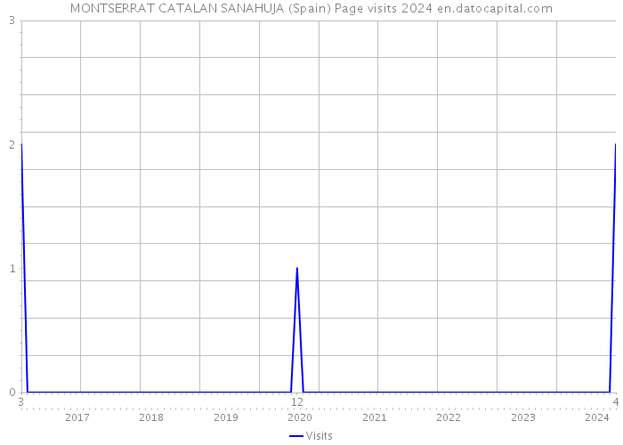 MONTSERRAT CATALAN SANAHUJA (Spain) Page visits 2024 