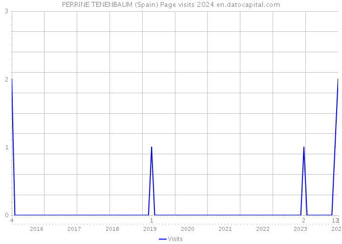 PERRINE TENENBAUM (Spain) Page visits 2024 