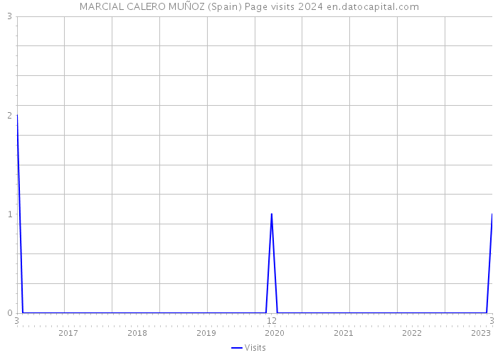 MARCIAL CALERO MUÑOZ (Spain) Page visits 2024 