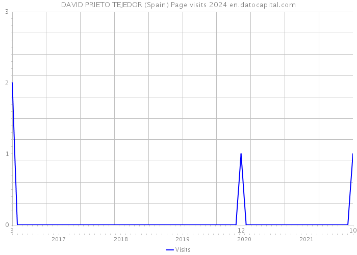 DAVID PRIETO TEJEDOR (Spain) Page visits 2024 