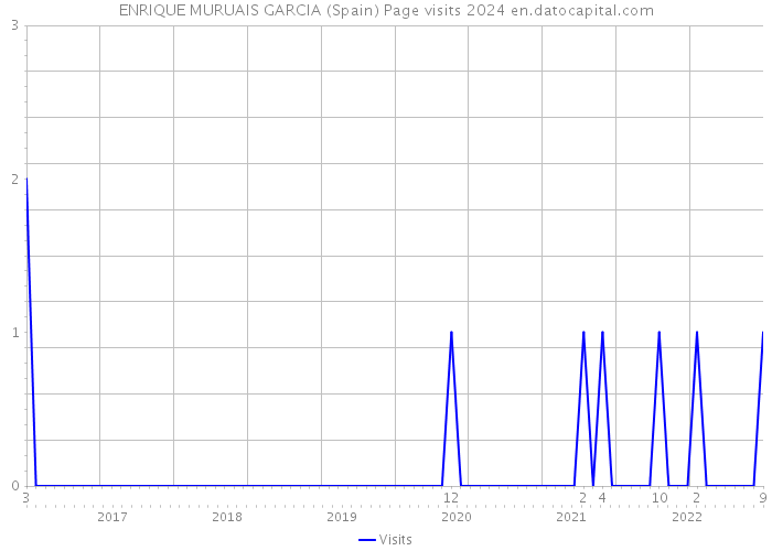 ENRIQUE MURUAIS GARCIA (Spain) Page visits 2024 