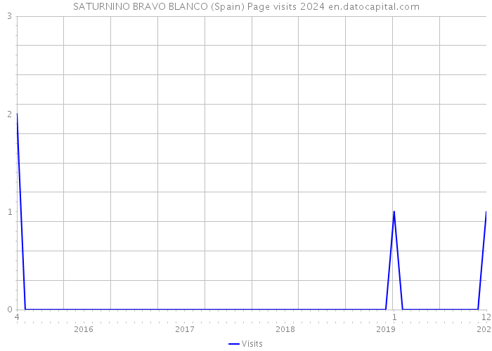 SATURNINO BRAVO BLANCO (Spain) Page visits 2024 