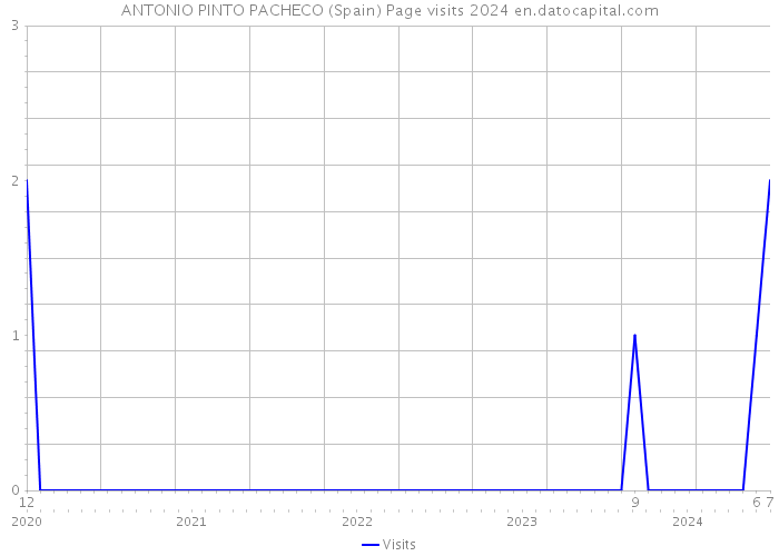 ANTONIO PINTO PACHECO (Spain) Page visits 2024 