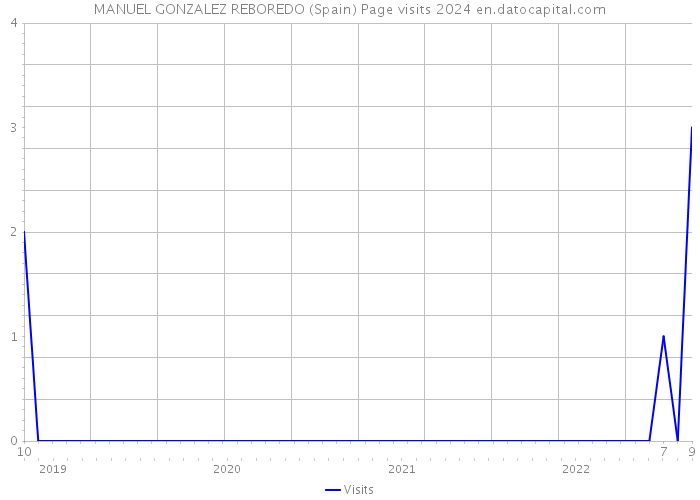 MANUEL GONZALEZ REBOREDO (Spain) Page visits 2024 